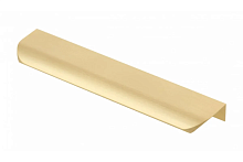 Ручка мебельная алюминиевая HEXA 160мм/190мм, светлое брашированное золото — купить оптом и в розницу в интернет магазине GTV-Meridian.